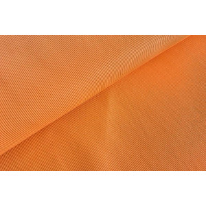 10cm Bündchen Schlauch (100 cm Umfang) kräftiger Feinripp ORANGE (Grundpreis €14,00/m)